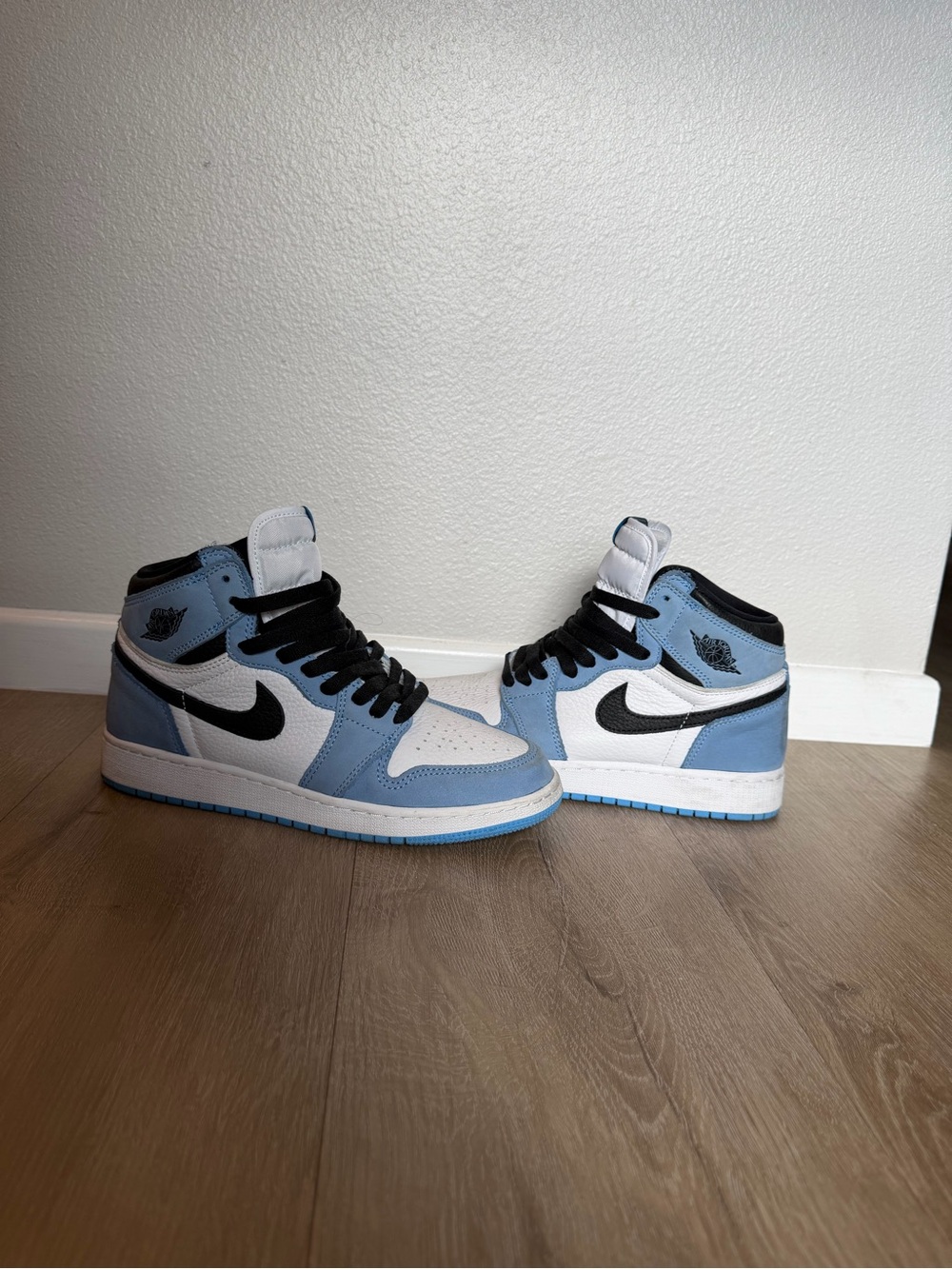 University blue Jordan’s